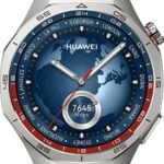 Huawei GT 5 PRO 46mm, 14 Days Battery, Built-in maps, Bluetooth,Pro-level sports Smartwatch  (Titanium Strap, 46.0)