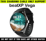 HexaGear Magnetic Charging Cable 0.6 m beatXP Vega Watch Charging Cable  (Compatible with beatXP Vega Charging Cable, BXSO2004, DO NOT WORK ANY OTHER SMART WATCH, Black, One Cable) - Image 4