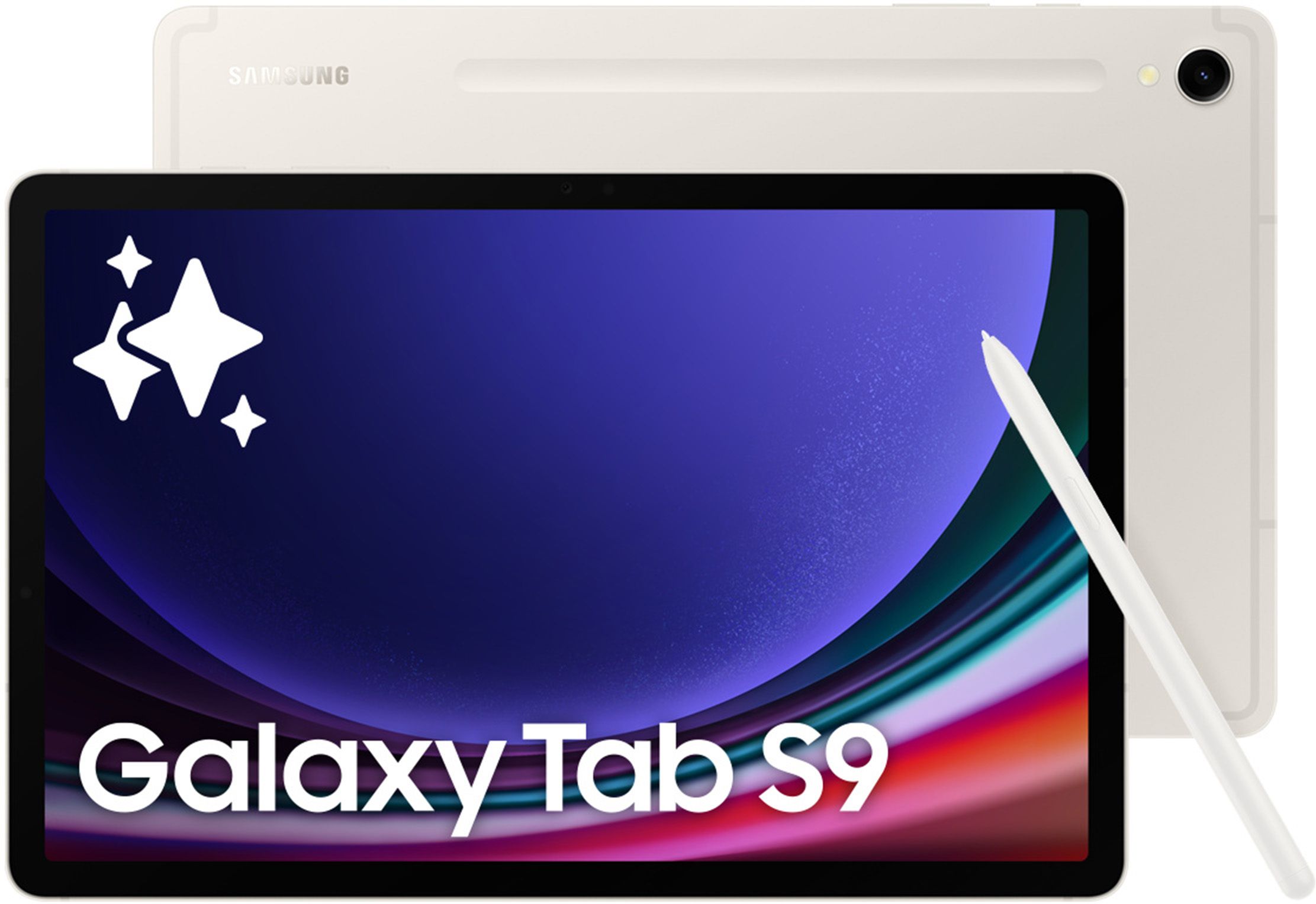 original-imah69ythvhzcwyy-1.jpeg Samsung Galaxy Tab S9 8 GB RAM 128 GB ROM 11.0 Inch with Wi-Fi+5G Tablet (Beige) - Image 1