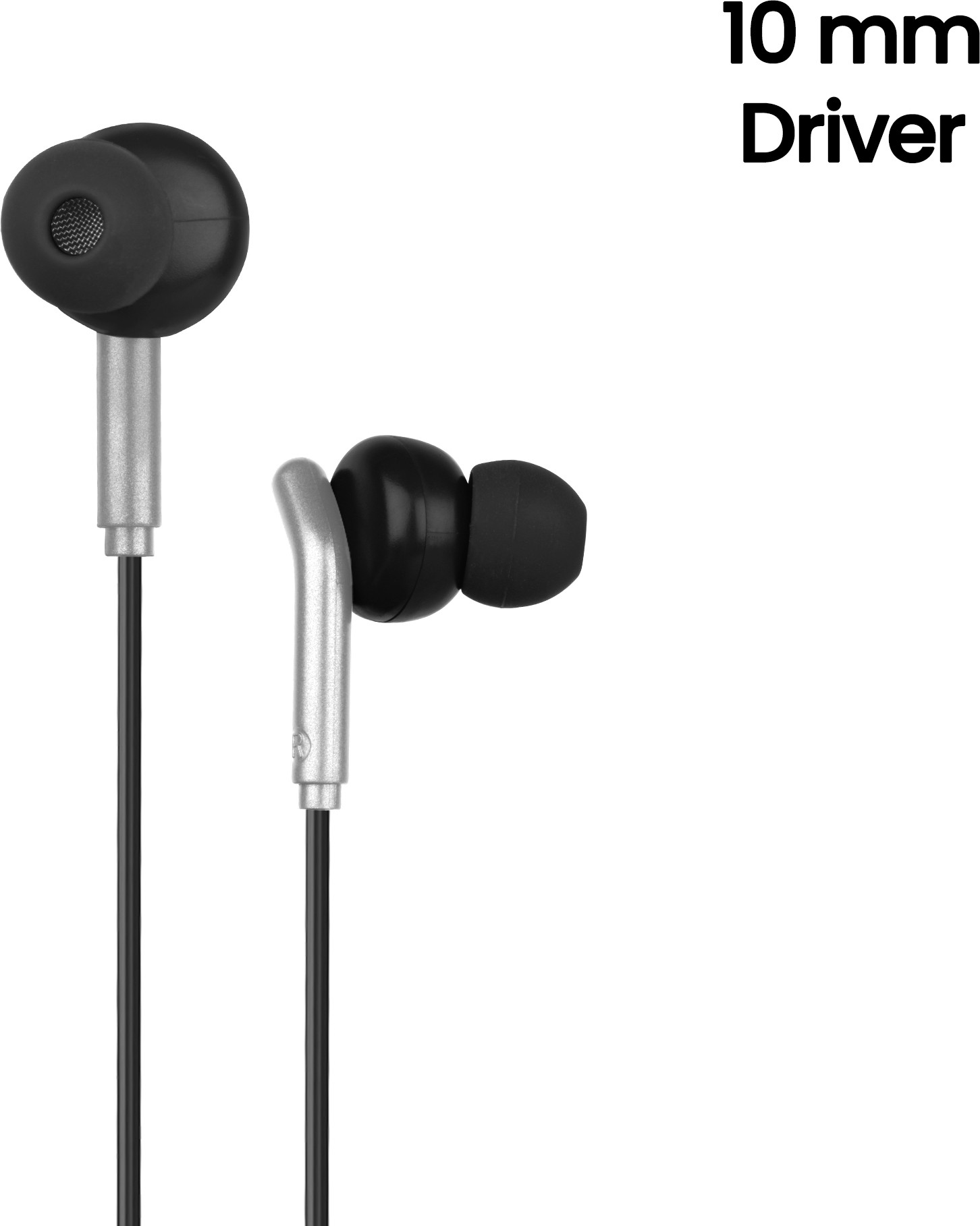original-imahahnk3qtzpeu2-1.jpeg ZEBRONICS ZEB-BRO, With In-Line MiC, 3.5mm Jack, 10mm drivers, Compatible for Phone/Tablet Wired (Black, In the Ear) - Image 1