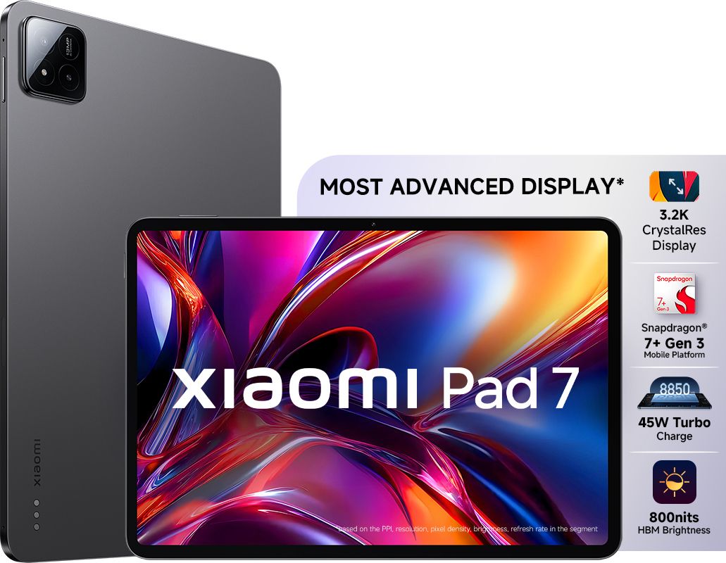 original-imahbrmem5tq7sph-1.jpeg Xiaomi Pad 7 12 GB RAM 256 GB ROM 11.17 inch with Wi-Fi Only Gaming Tablet (Graphite Grey) - Image 1