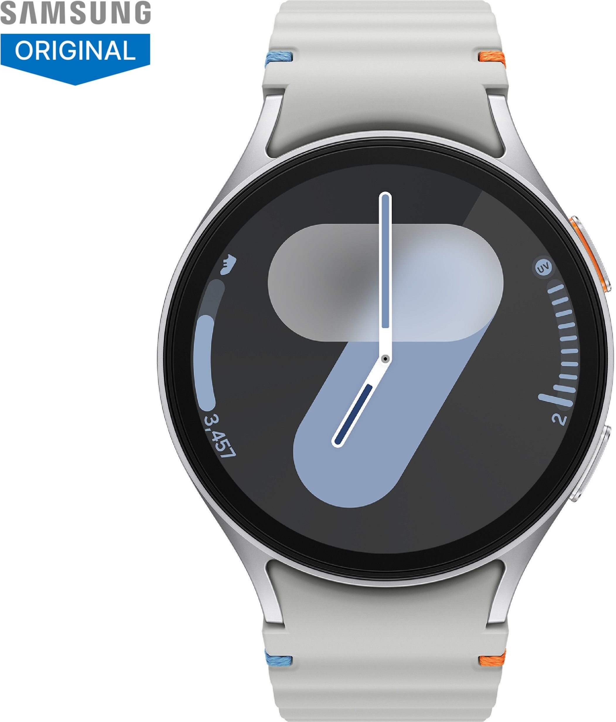 original-imahcc49jrxupnfg-1.jpeg Samsung Watch7 44mm LTE (Silver Strap, Large) - Image 1