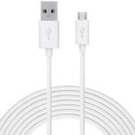 TROST Micro USB Cable 2 A 3 m Extra Long (3 Mtr) Charging/Sync A Plus Champ  (Compatible with Karbonn A Plus Champ, White, One Cable)
