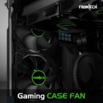 Frontech Gaming Case Fan | 120mm ARGB High Performance Fan | Super Cooling | Noiseless Operation | Hydraulic Bearing | 4-Pin Molex | Universal Fit | 1 Year Warranty (CPF-0012) - Image 2
