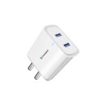 CONSISTENT 15W DUAL USB MOBILE CHARGER WITH TYPE-C CABLE INSIDE (CT-MA15W2U) - Image 2