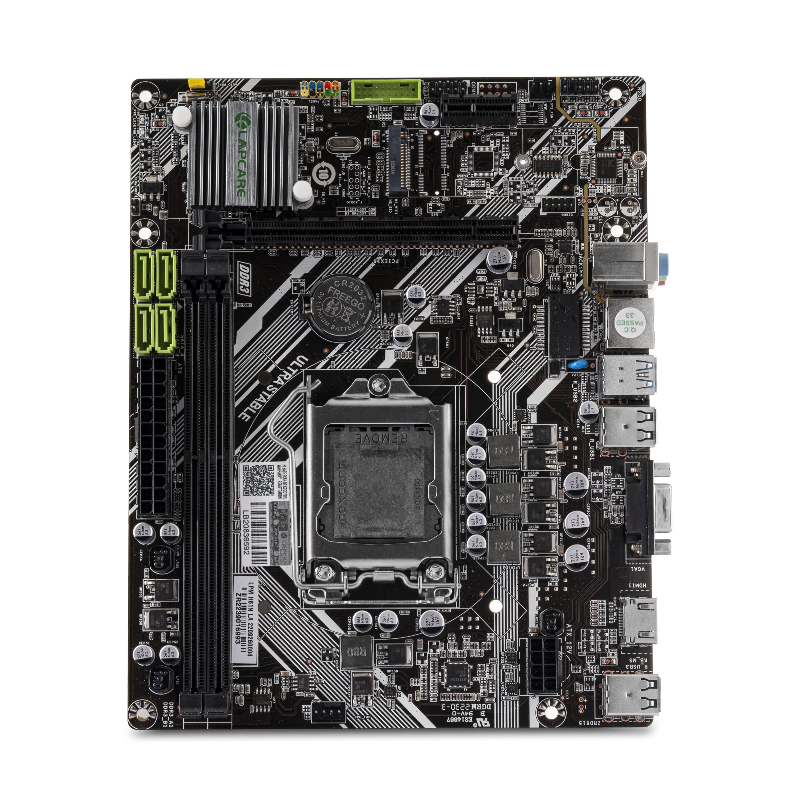 1_404f46b1-af9c-4d3e-a380-aeba164d27ce.jpg Lapcare H61 Motherboard NVMe Mother Board - Image 1