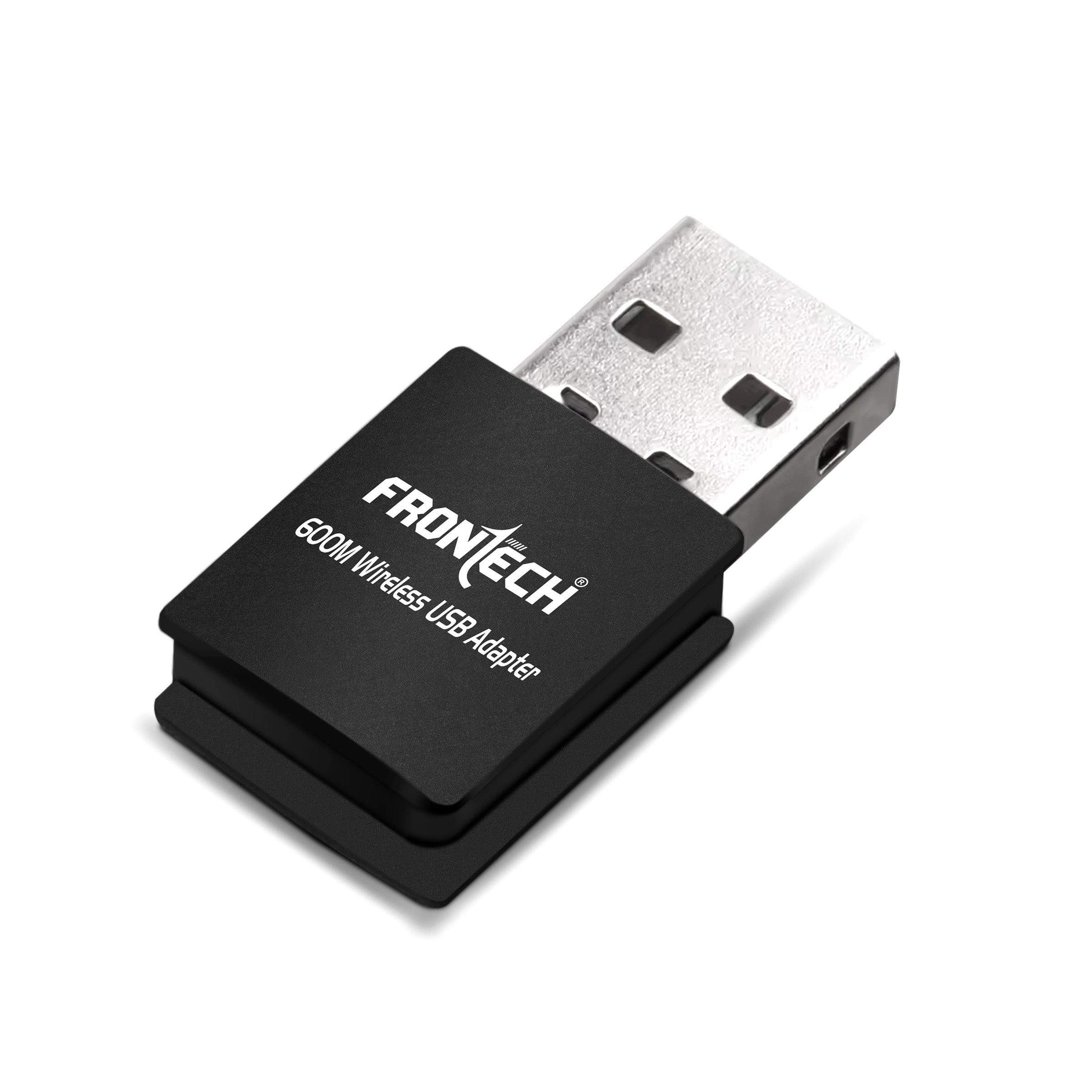 1_44c3ec58-5bb4-4edc-8073-95388ede3d64.jpg FRONTECH 600 Mbps USB Wi-Fi + Bluetooth Adapter | PC, Laptop | Dual Band (2.4GHz) | BT 4.2/2.1 | USB 2.0 | Wireless Network Card (Gaming, Work, Travel, Home) | Compatible with Windows 7/8/10/11/XP | WEP,WPA-PSK,WPA2-PSK Security | 10-20M Range (FT-0844) - Image 1