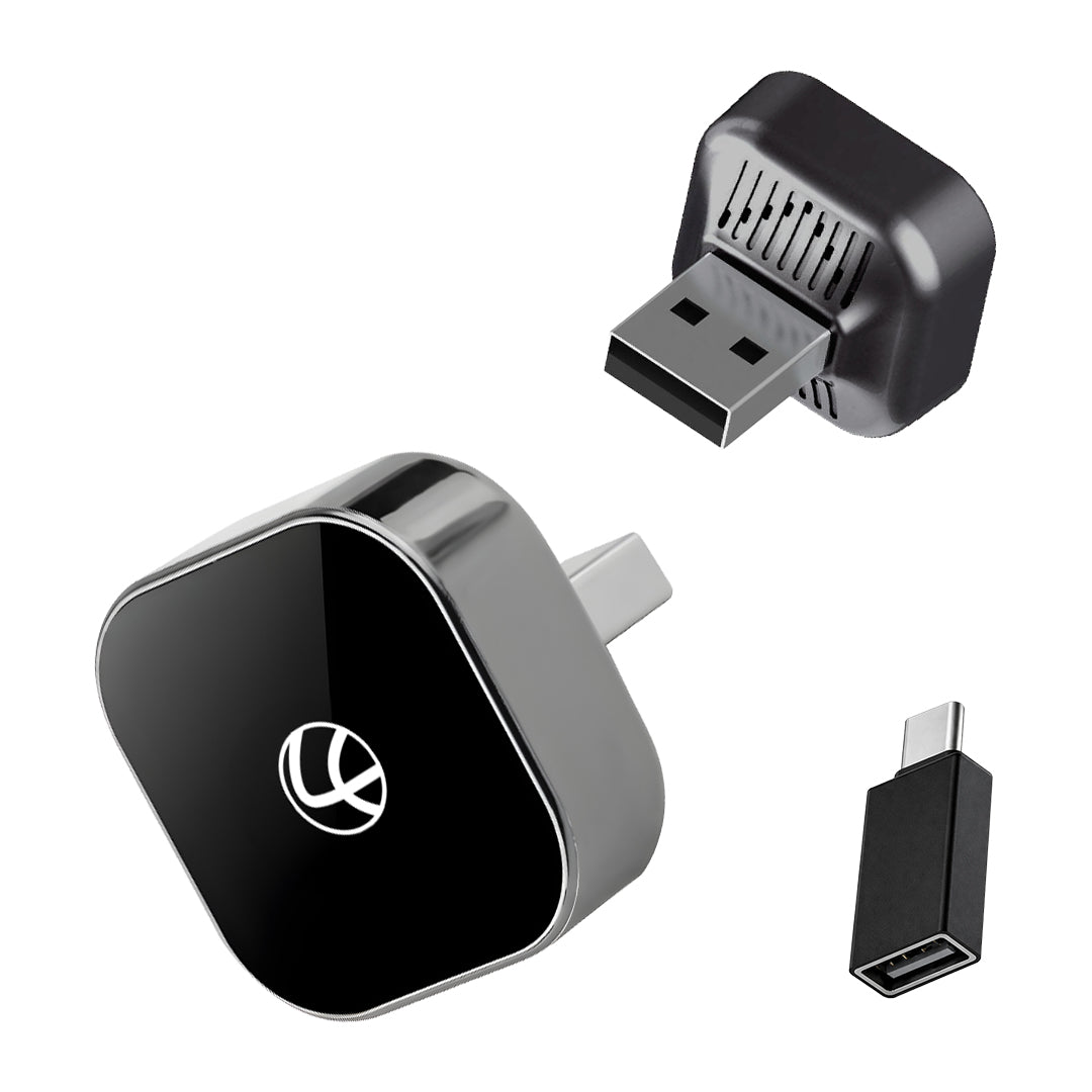 1_7076118d-81c9-4d7b-97af-11aef670862b.jpg Lapcare 2-in-1 Wireless CarPlay & Android Auto Adapter | USB-C Converter (LOX-833) - Image 1