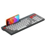 Lapcare Readmii 2.4GHz Wireless & Bluetooth 5.1 Rechargeable Keyboard with AI Assistant Key- Multicolor (LWK-819)