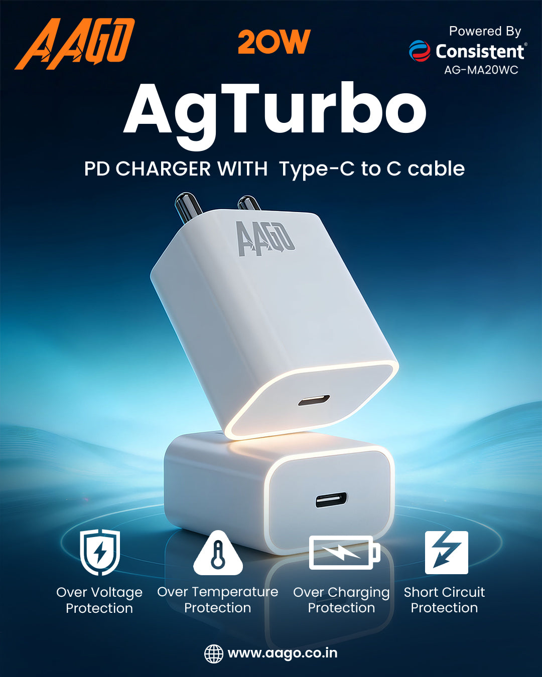 20wedm_jpg.jpg AAGO AgTurbo Mobile Charger (AG-MA20WC) - Image 1