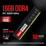 Foxin 16GB DDR4 Desktop RAM 3200 MHz | UDIMM | Long-DIMM - Image 2