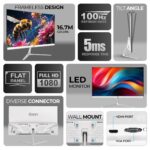 Foxin Elite 22 Inch Flat LED Monitor - White - Image 2