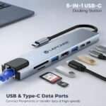 Lapcare USB-C 8-in-1 Dock Type-C Docking Stations - Image 2