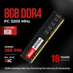 Foxin 8GB DDR4 Desktop RAM 3200 MHz | UDIMM | Long-DIMM - Image 2