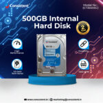 Consistent 500 GB SATA Internal Hard Drive, 3.5 Inch, High Performance Desktop HDD with 2 Years Warranty.