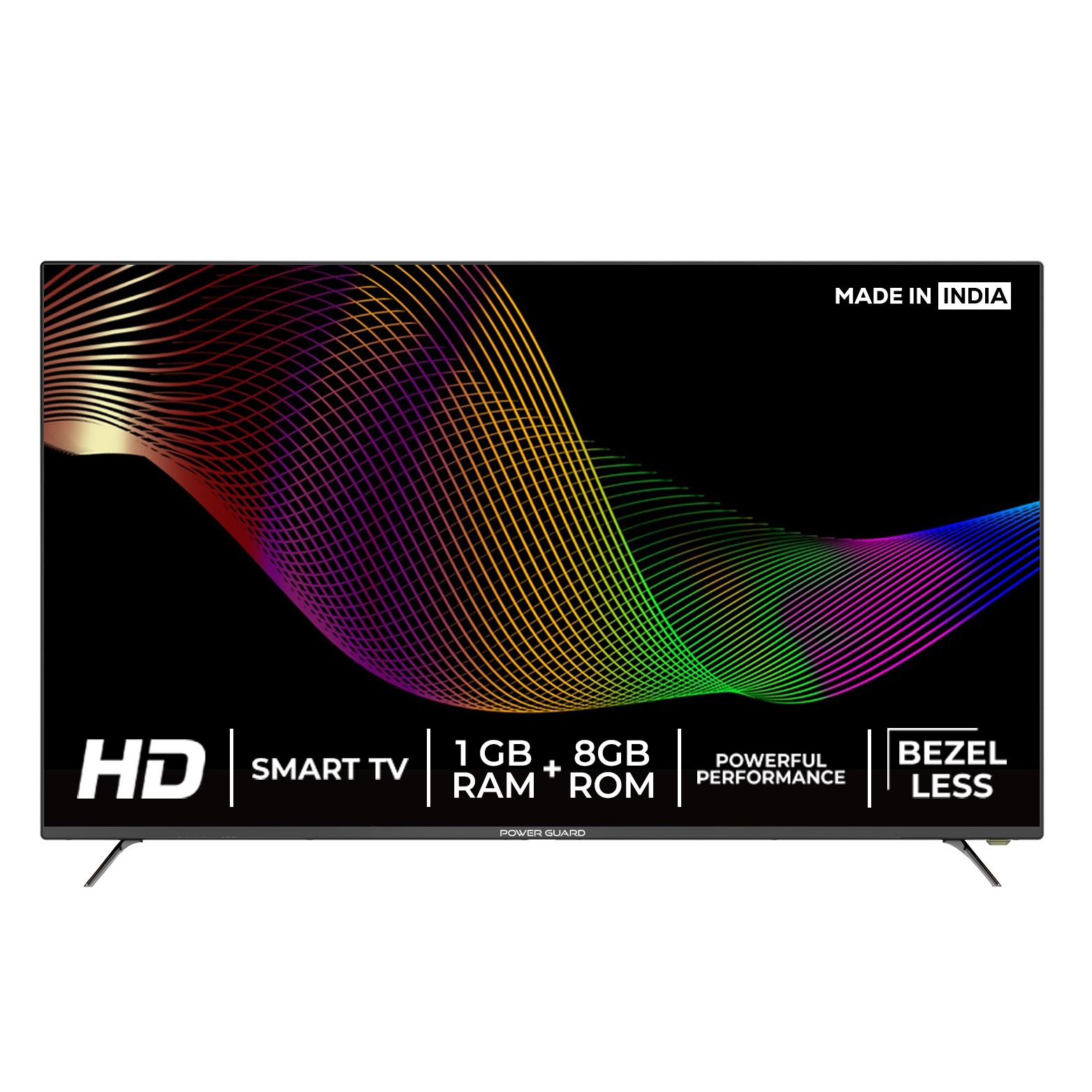 5_main_e3eddddb-1357-41c2-9fbe-00cc46bc7732.png Power Guard 80 cm (32 inch) Frameless HD Ready LED Smart Android TV (PG 32 S1) - Image 1