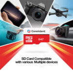 Consistent Surveillance Micro SD Card 64Gb 5 Year High Performance Warranty. - Image 3