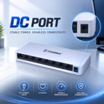 Consistent Desktop 8 Port Ethernet GIGA Switch (CT-DS-08PG) 5V/1A Power Suppy, 10/100/1000Mbps Speed, Forwarding Rate 1.1904Mbps, 1.6 Gbps Bandwidth, IEEE802.3u Network. - Image 2
