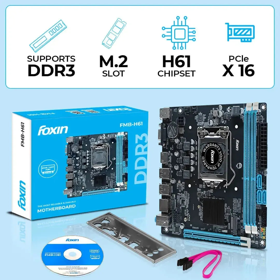 INFO2_3e1c3c40-103f-4a97-ad8d-90e51709c344_f6ed33285ea3f2fd.jpg Foxin FMB H61 Motherboard - Image 1