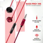 Foxin Bass Pro M6 Metal Wired Earphone - Image 2