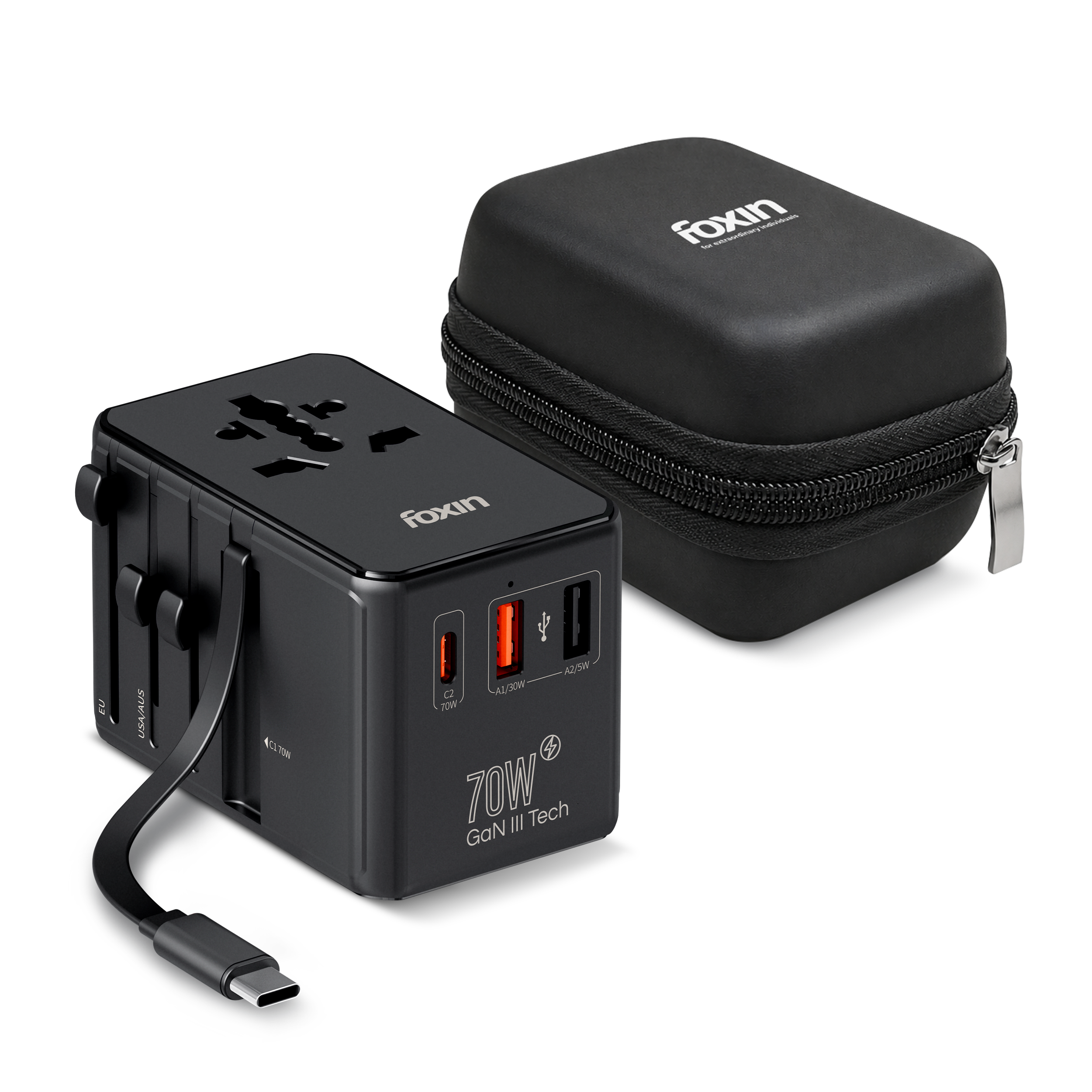 Rover.png Foxin Rover 70 Universal Travel Adapter - Image 1