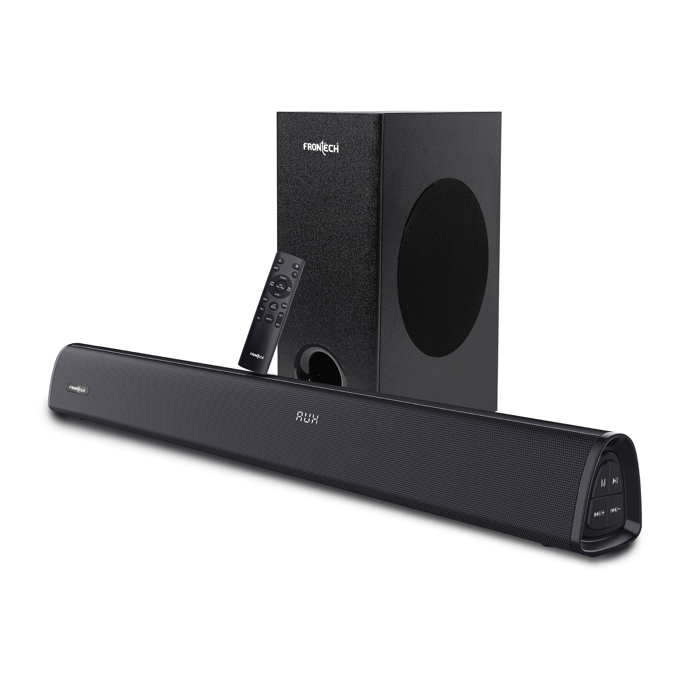SW0269_1.jpg Frontech EchoMax-269 2.1 Channel Soundbar | Bluetooth 5.3 | Wireless Connectivity | 200W | Powerful Bass (SW-0269) - Image 1