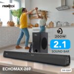 Frontech EchoMax-269 2.1 Channel Soundbar | Bluetooth 5.3 | Wireless Connectivity | 200W | Powerful Bass (SW-0269) - Image 3