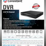 Consistent 16 Channel DVR 1080P High Resolution Output for CCTV Cameras with 2 Year of Warranty