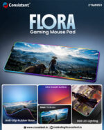 Consistent FLORA RGB Gaming Mouse Pad with LED Lighting, CTMPR50 - Image 3