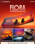 Consistent FLORA RGB Gaming Mouse Pad with LED Lighting, CTMPR50 - Image 2