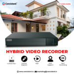 Consistent 16 Channel HVR 5-in-1 Hybrid Video Recorder | Supports 5MP/4MP/1080P HD-TVI, AHD, CVI, CVBS Analog & IP Cameras | H.265+ Compression, Motion Detection & Remote View