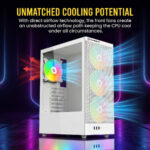 Consistent STRIKER Gaming Computer Case White (CIG2015) - Image 2